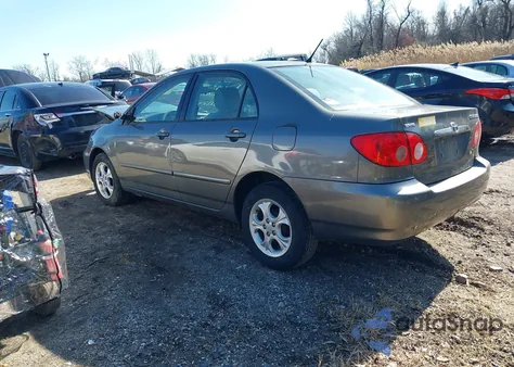 2008 Toyota Corolla Le из США, поврежденный, VIN 2T1BR32E58C899996